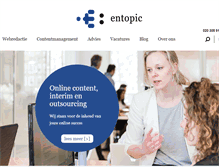 Tablet Screenshot of entopic.com